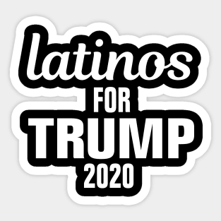 latinos for trump Sticker